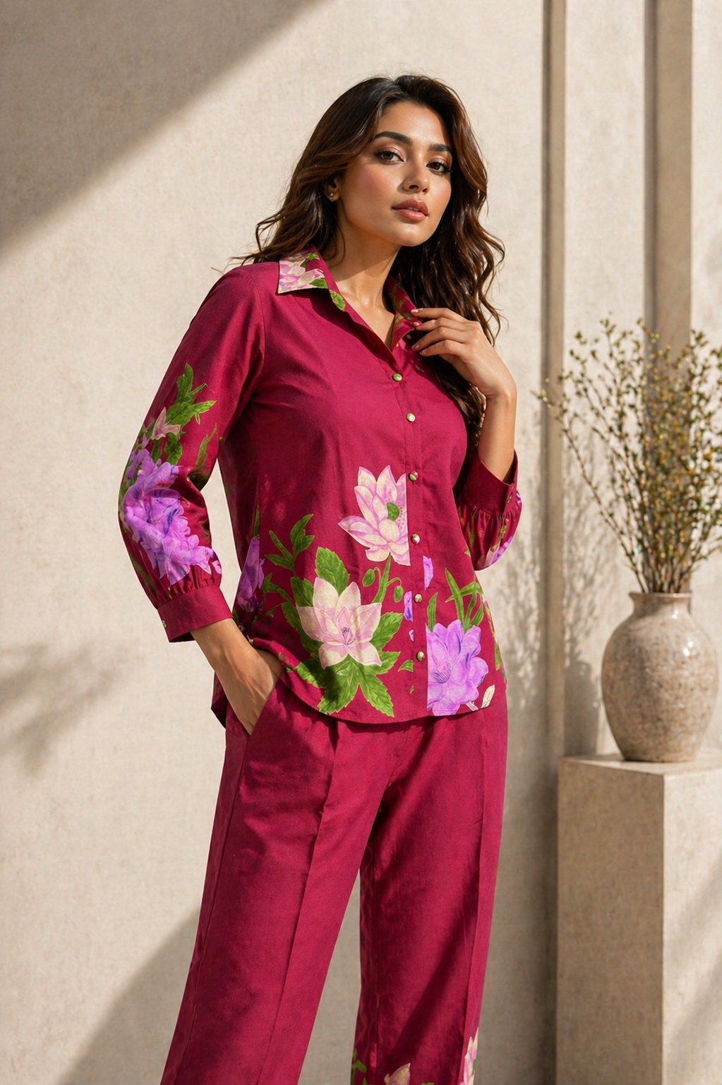 cotton co ord set women