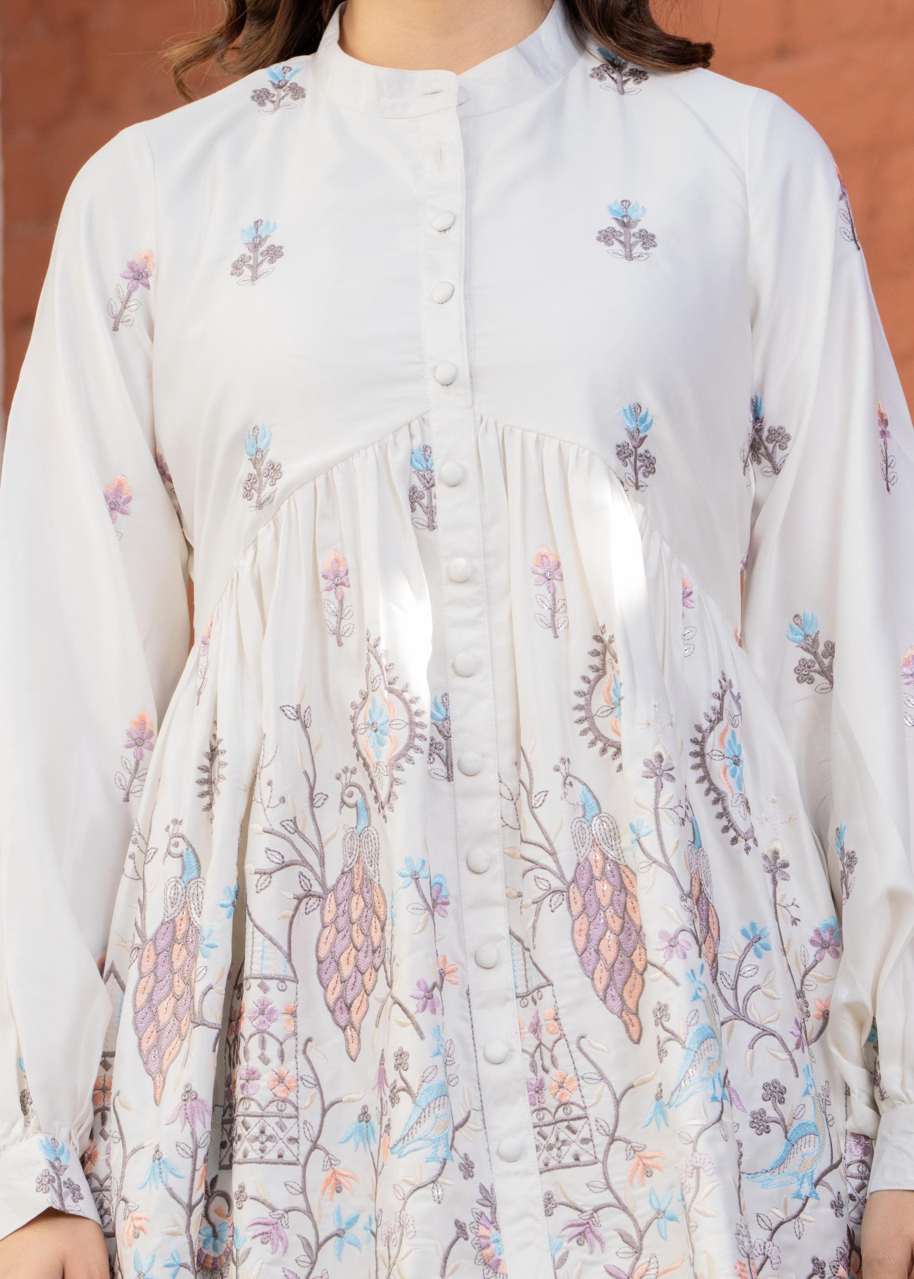 Buy Luxury Festive White Embroidered Co-Ord Set for Women Online