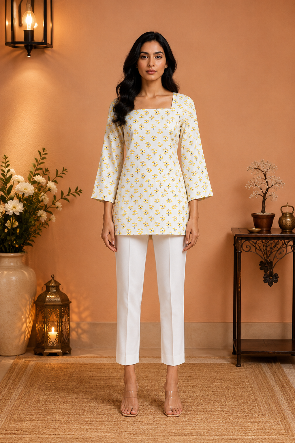 floral print kurti