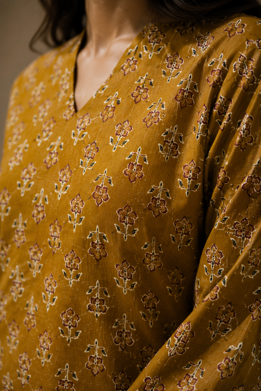 V neck kurti for women