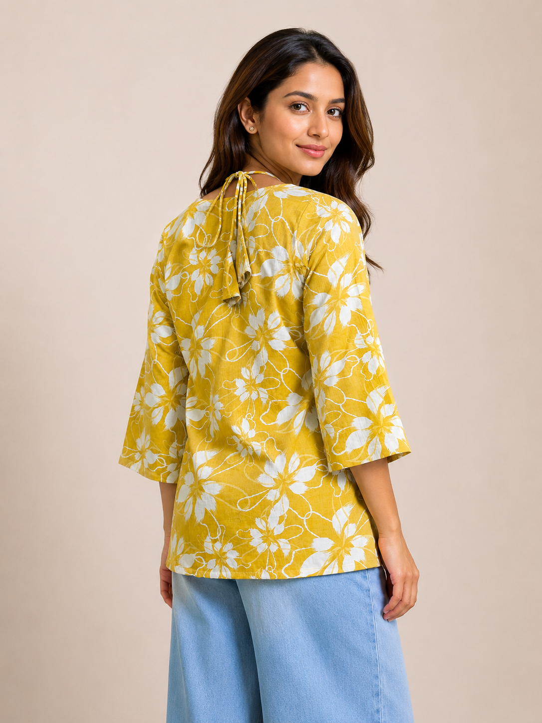 floral printed kurti top