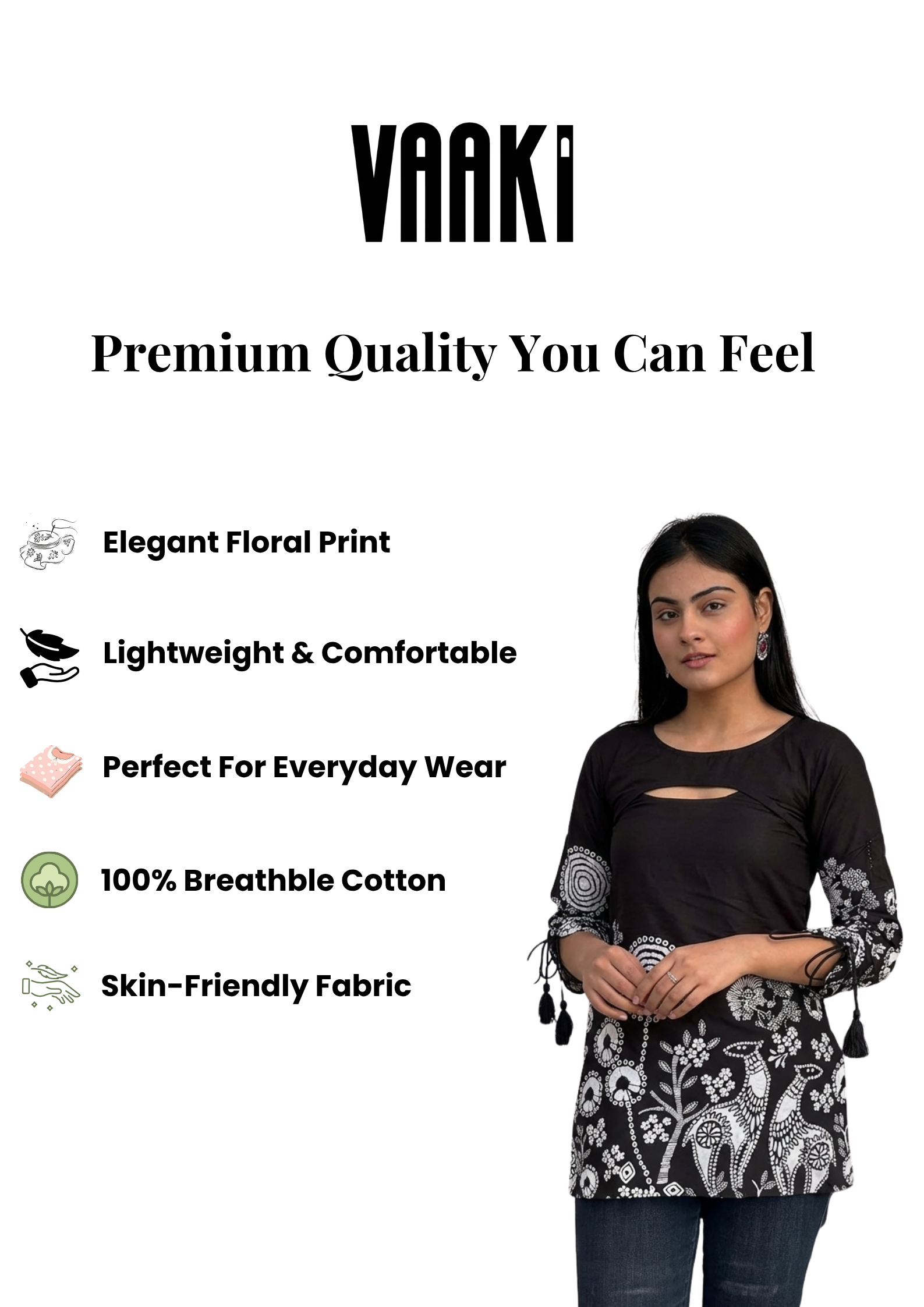 stylish black top women