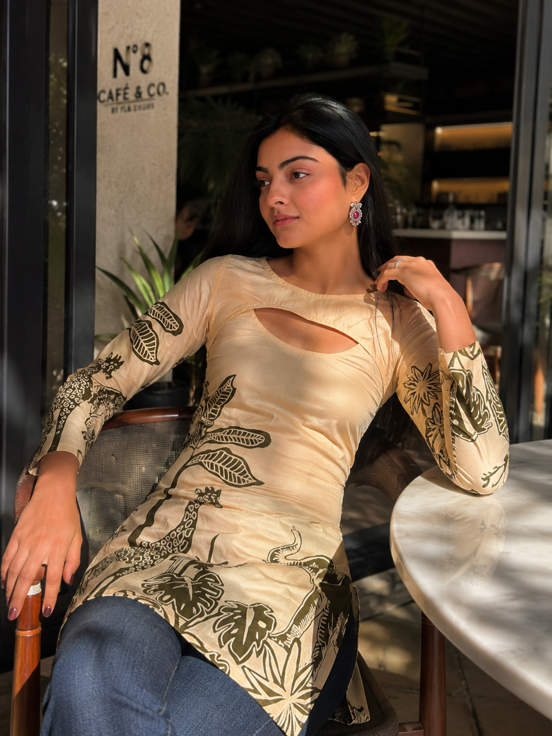 women cut out top