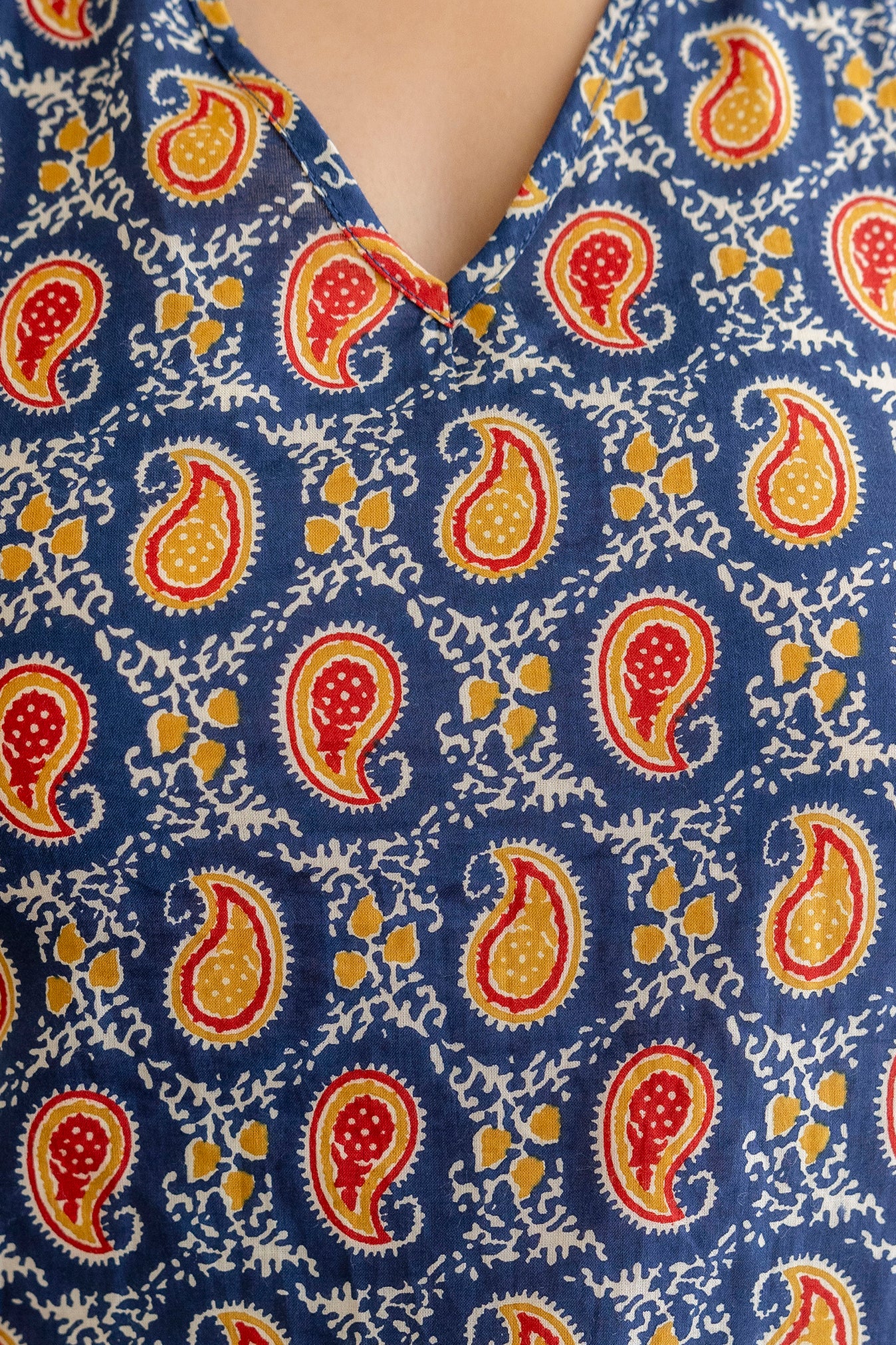 Mohini Navy Blue Halter Neck Corset Kurti - View 5