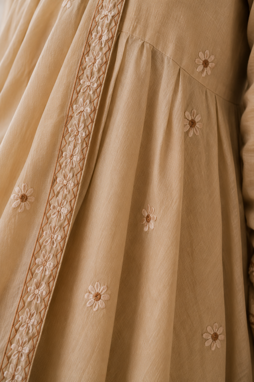 beige ethnic wear for women