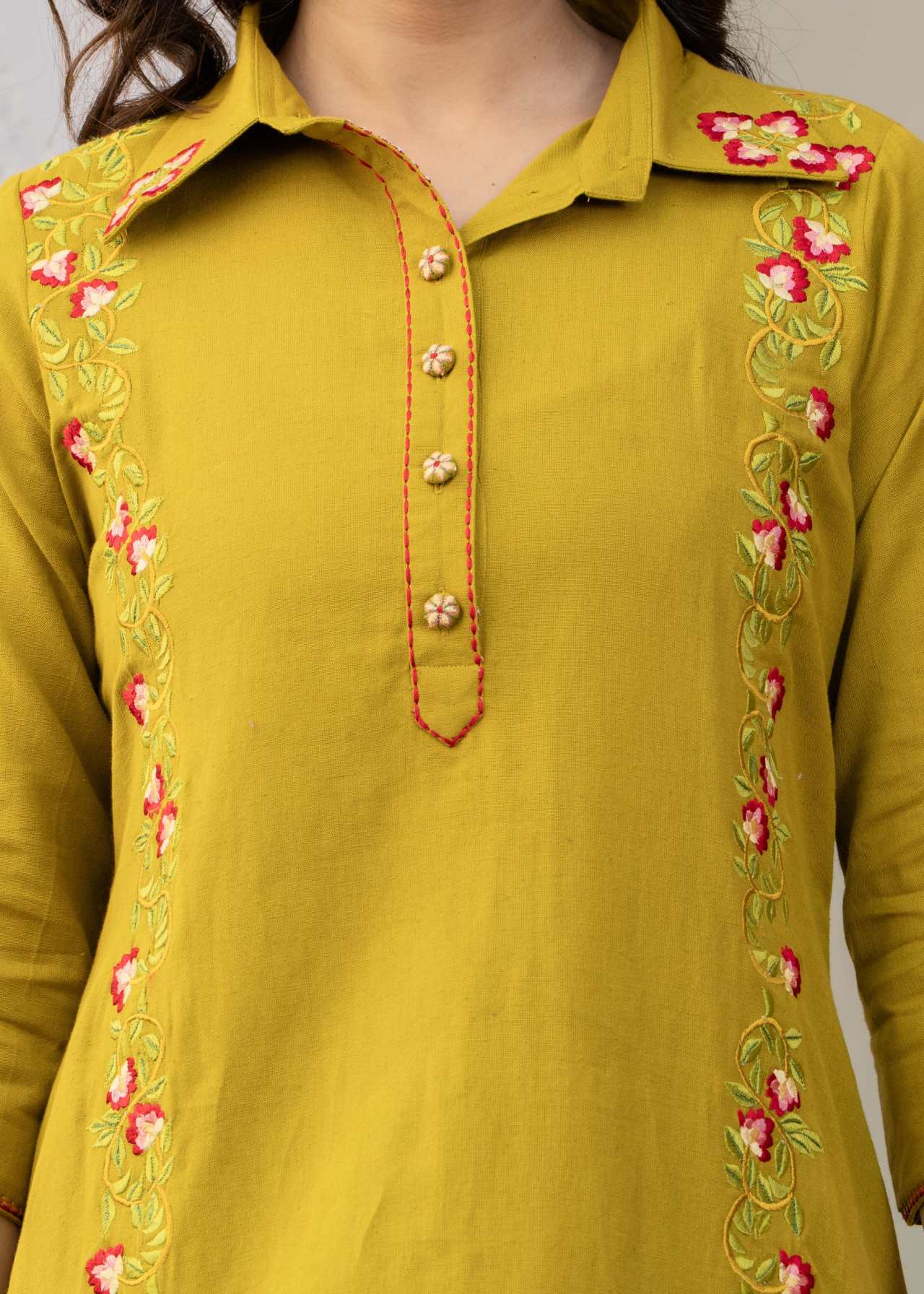 Embroidered Designer Cotton Co-ord Sets Online