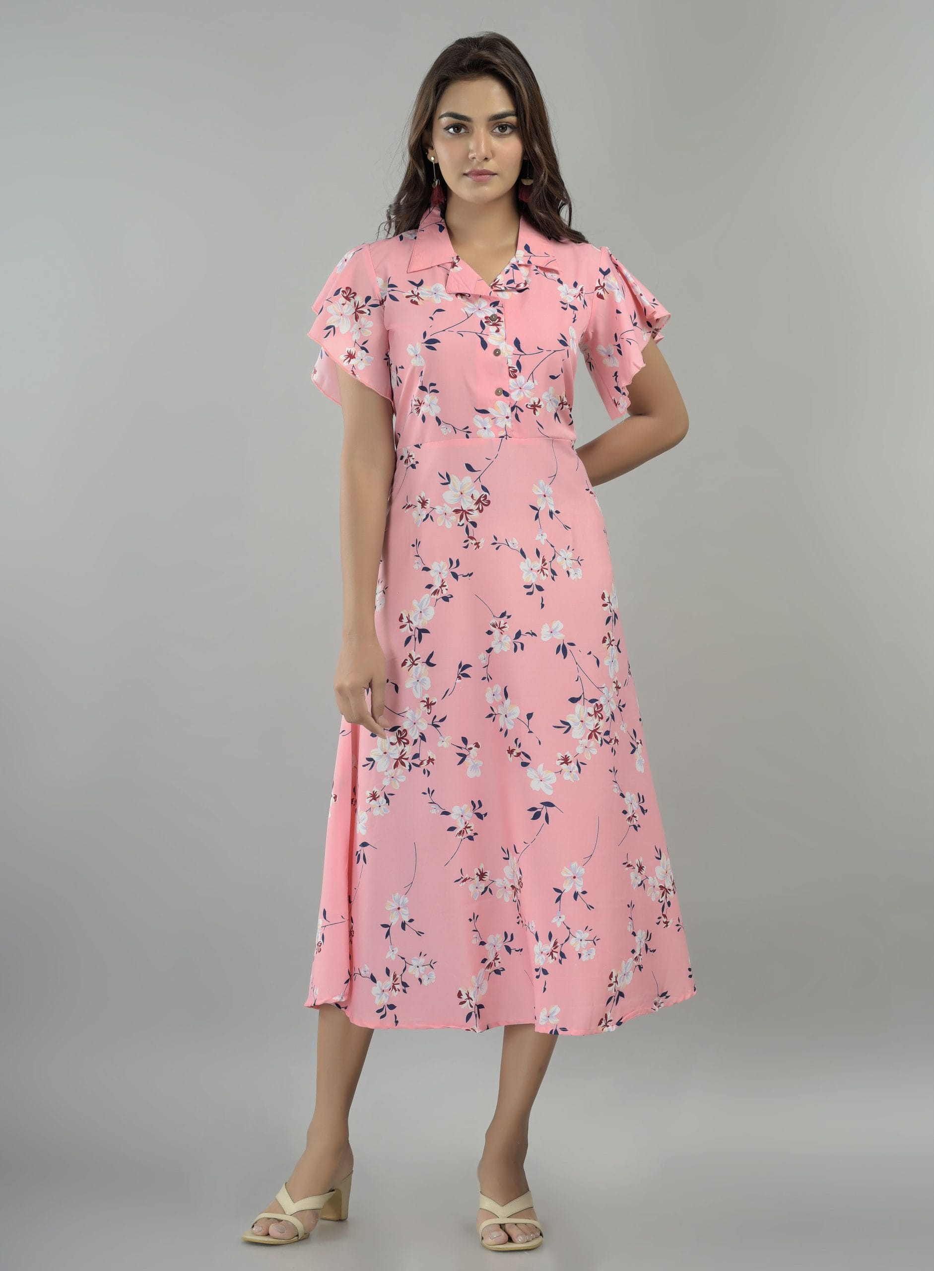 Pair Elira with nude wedges and a minimal sling bag for a chic brunch look. Add statement earrings for a refined evening appearance by Vaaki