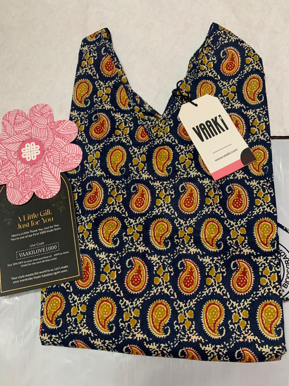 "Mohini Black Printed Halter Neck Corset Kurti"