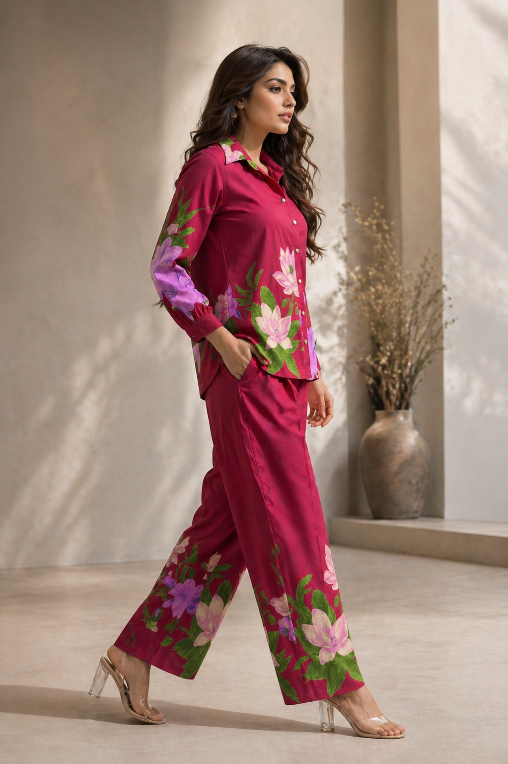 Floral Printed Co-Ord Set
