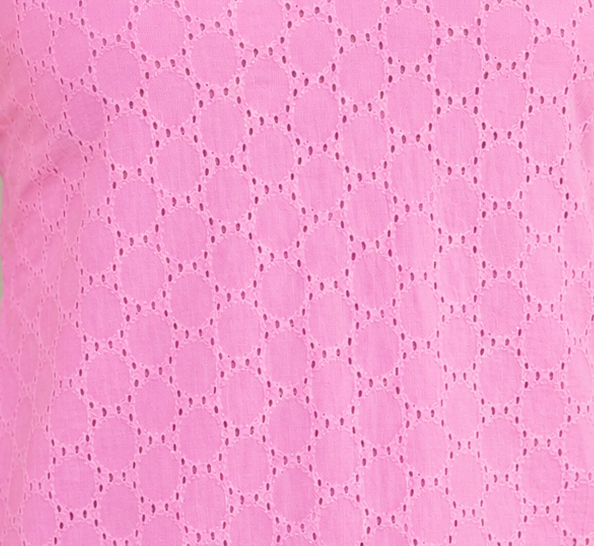 women eyelet top