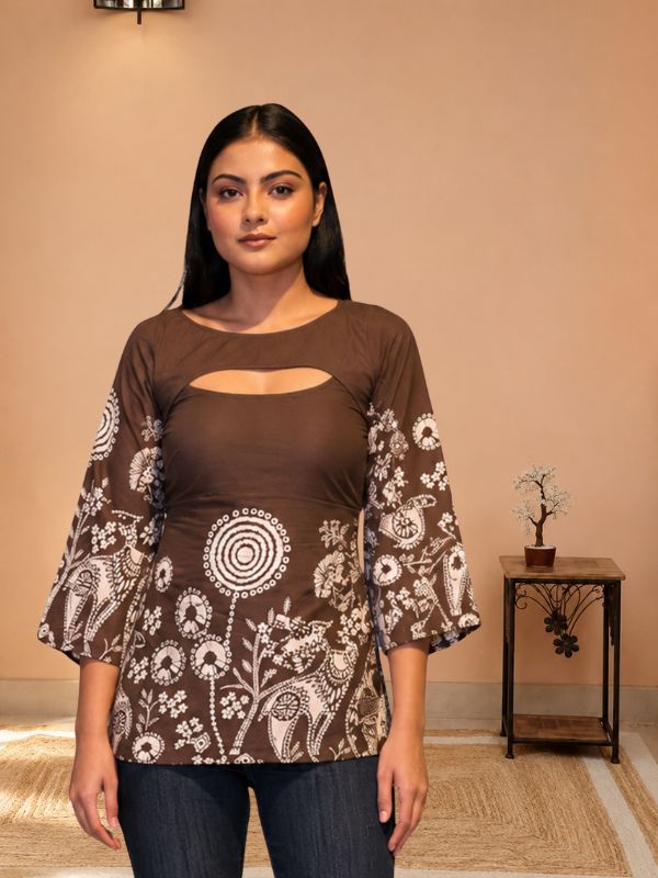 Sakhi 2-in-1 Style Kurti with Detachable Sleeves