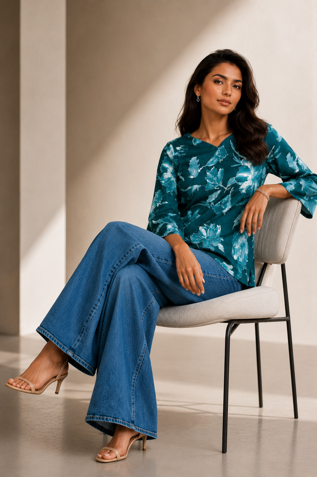 floral print kurti
