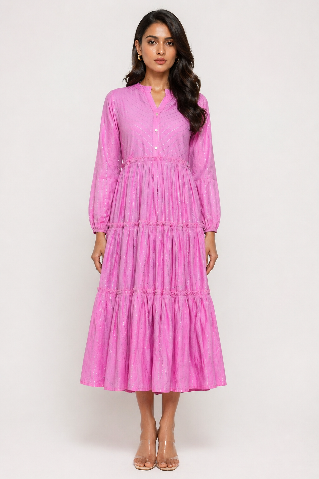 flowy midi dress for women