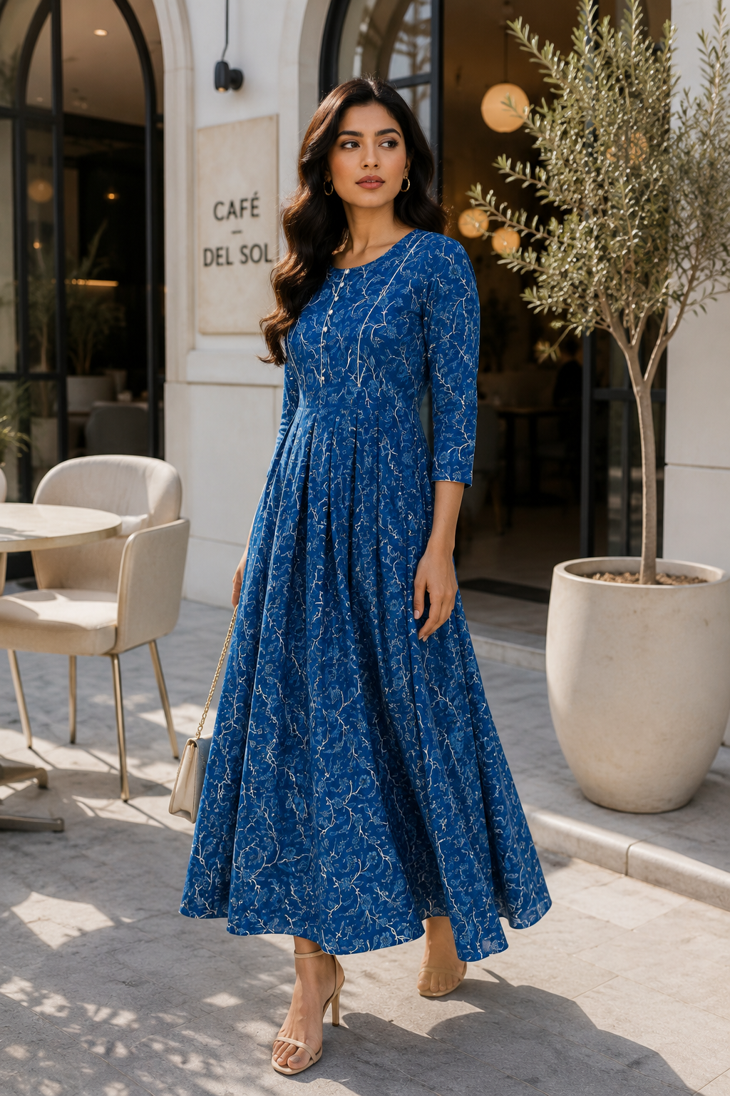 floral printed dress women
