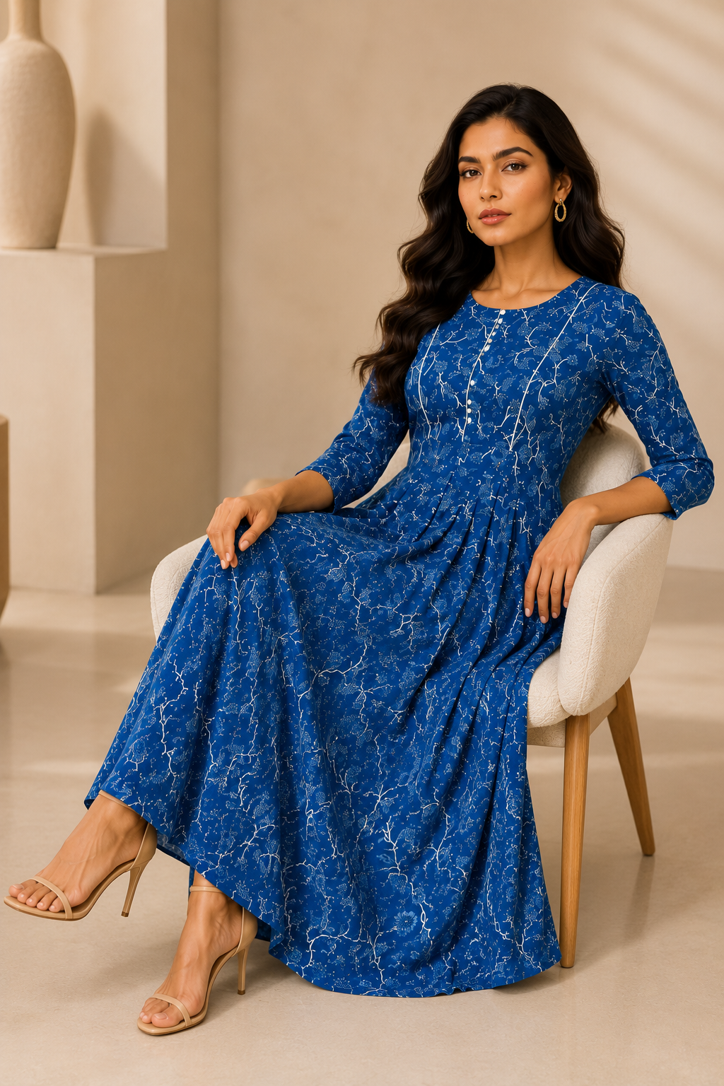cotton long dress women
