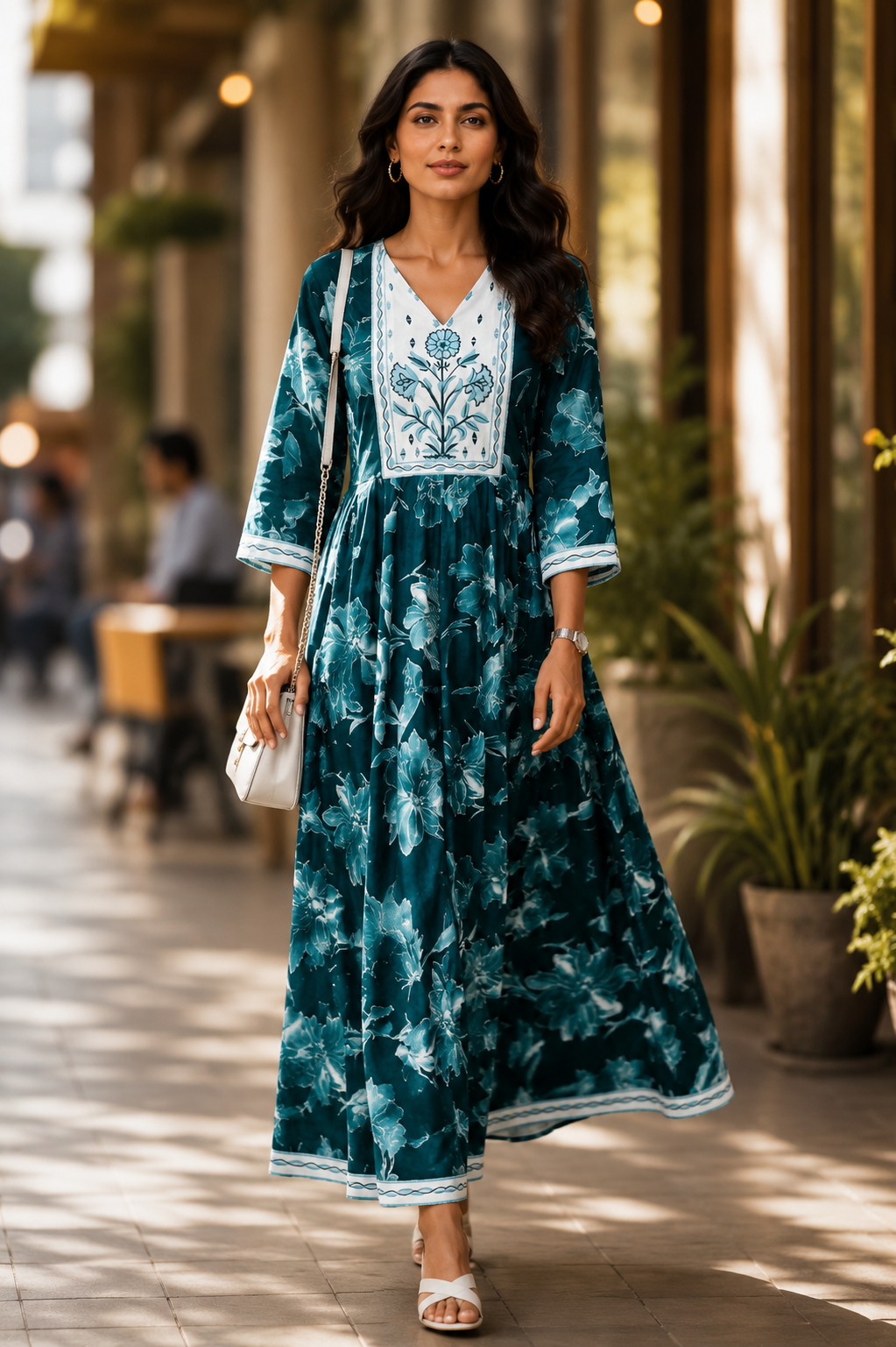 casual ethnic dress women